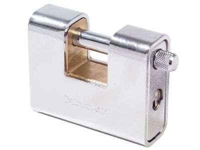 Master Lock MLK680 Armoured 80mm Zinc Body Shutter Padlock