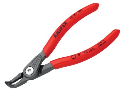 Knipex KPX4821J01 Precision Circlip Pliers Internal 90° Bent 8-13mm J01