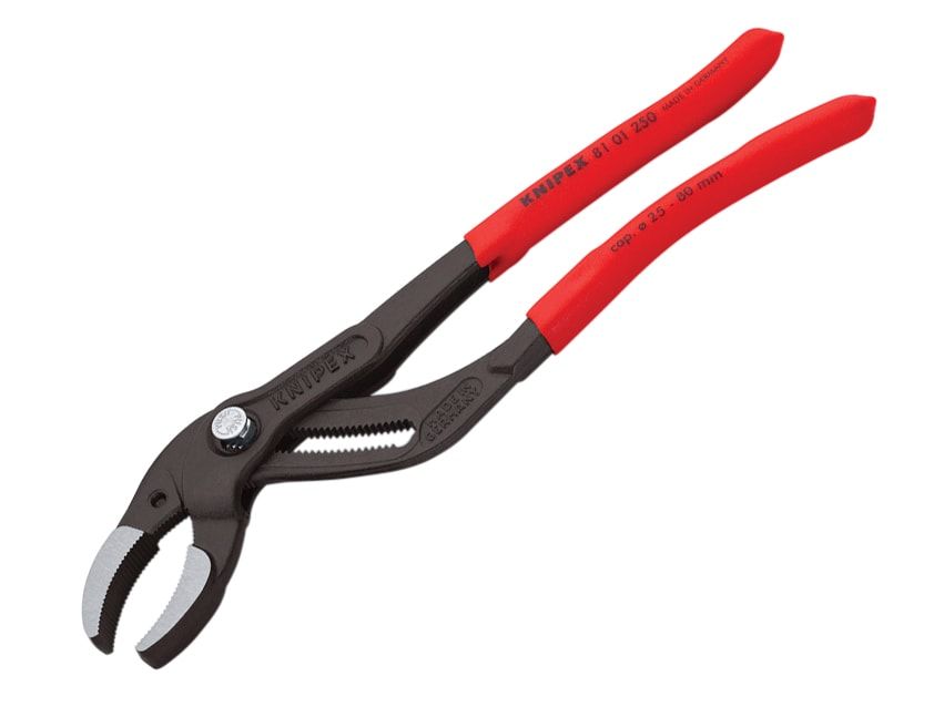 Knipex KPX8101250 Plastic Pipe Grip Pliers Black 250mm