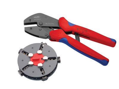 Knipex KPX973302 Multicrimp Pliers Set - 5 Quick Change Cartridges