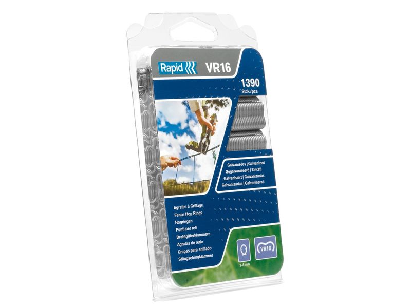 Rapid RPDVR22GR215 VR22 Fence Hog Rings Pack 215 Green