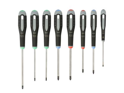 Bahco BAH9872 BE-9872 ERGO™ Screwdriver Set, 8 Piece