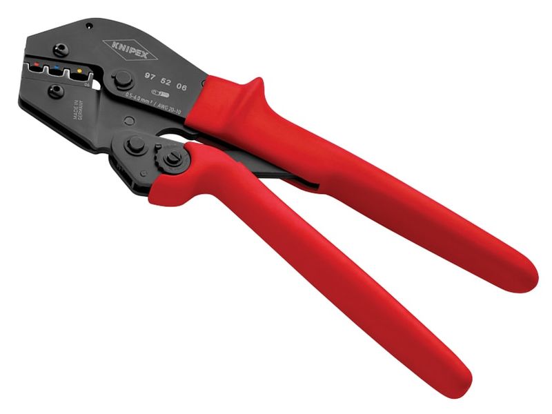 Knipex KPX975206 Crimping Lever Pliers For Insulated Terminals &amp; Plug Connectors 250mm