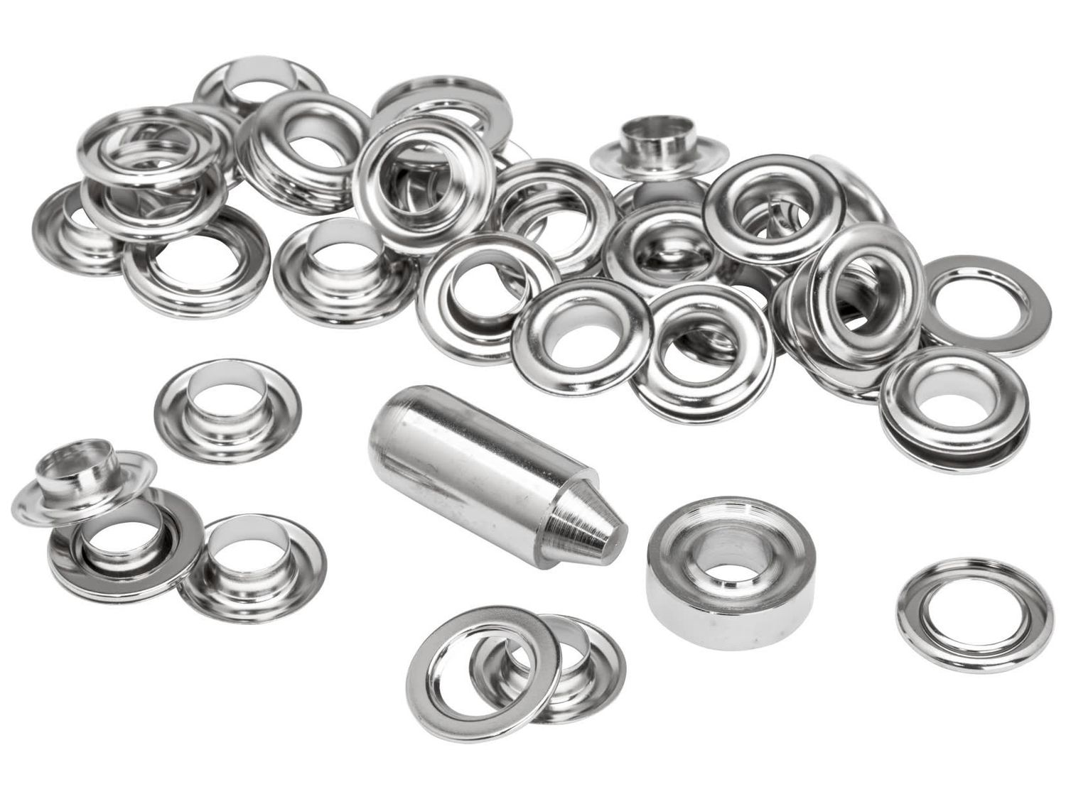 Rapid RPD5000413 Eyelets 12 x 23mm (25) + Metal 2 Piece Anvil