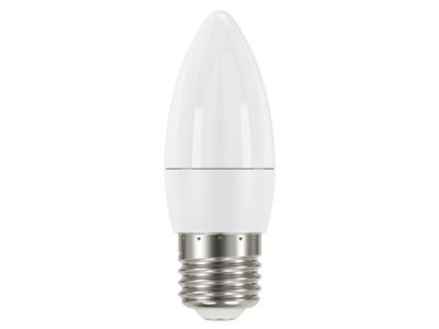 Energizer ENGS13574 LED ES (E27) Opal Candle Non-Dimmable Bulb, Daylight 470 lm 5.2W