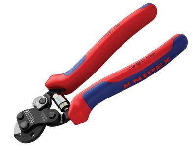 Knipex KPX9562160 Wire Rope Cutters Multi-Component Grip 160mm