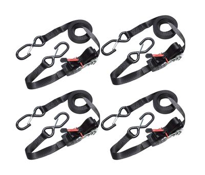 Master Lock MLK3056E Ratchet Tie-Down S-Hooks 4.25m 4 Piece
