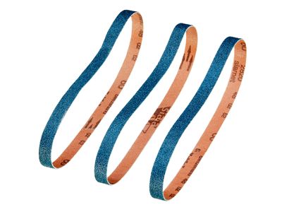 IRWIN IRWIW8083802 Powerfile Zirconium Sanding Belt 13 x 455mm 60G (Pack 3)