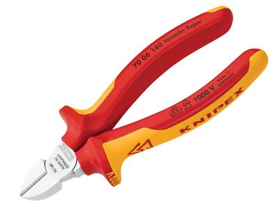 Knipex KPX7006140 VDE Diagonal Cutter 140mm