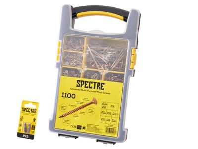 ForgeFix SPE1100Y Spectre™ Advanced Screw Set, 1100 Piece