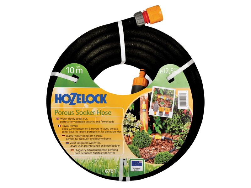 Hozelock HOZ6761 6761 Porous Soaker Hose 10m 12.5mm (1/2in) Diameter