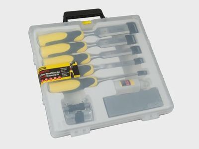Stanley STA516421 DYNAGRIP 5pc Chisel with Strike Cap Set and Accessories