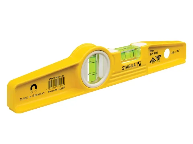 Stabila 15348 81S REM Rare Earth Magnetic Torpedo Level 25cm