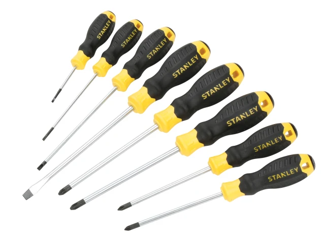 Stanley STA062153 8pc Cushion Grip Screwdriver Set img