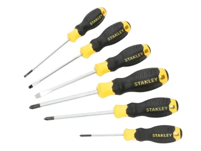 Stanley Cushion Grip STA062151 6pc Screwdriver Set