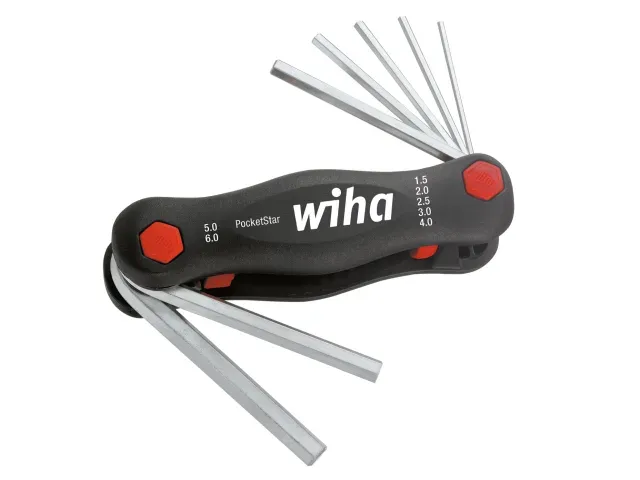 Wiha 23037 7pc PocketStar Hex Key Set (1.5-6mm)