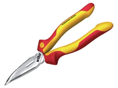 Wiha 27425 Professional VDE Bent Needle Nose Pliers 200mm
