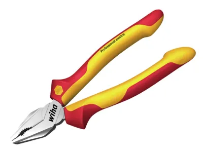 Wiha 27418 Professional VDE Combination Pliers with DynamicJoint 180mm