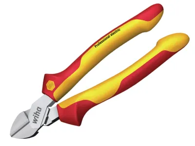 Wiha 43463 Professional VDE Diagonal Cutters with DynamicJoint® 180mm