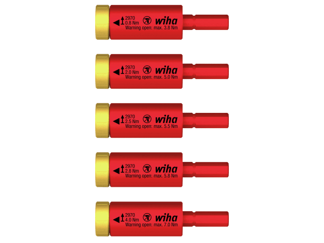 Wiha 41479 5pc VDE easyTorque Adapter Set img