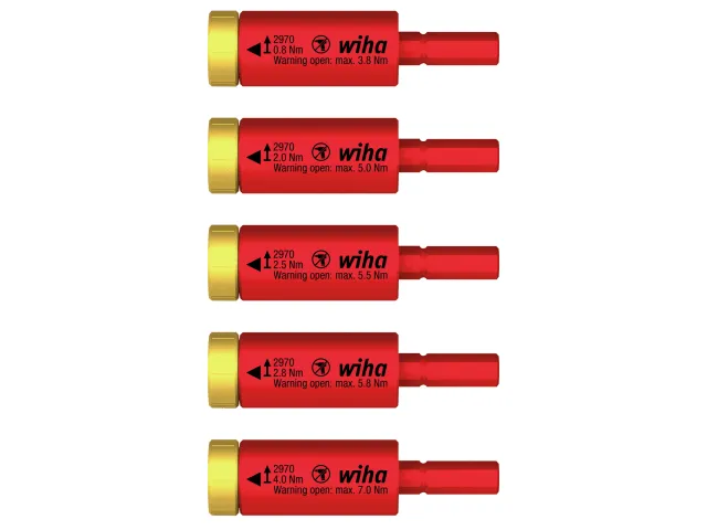 Wiha 41479 5pc VDE easyTorque Adapter Set
