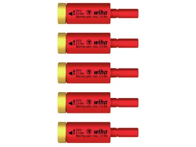 Wiha 41479 5pc VDE easyTorque Adapter Set