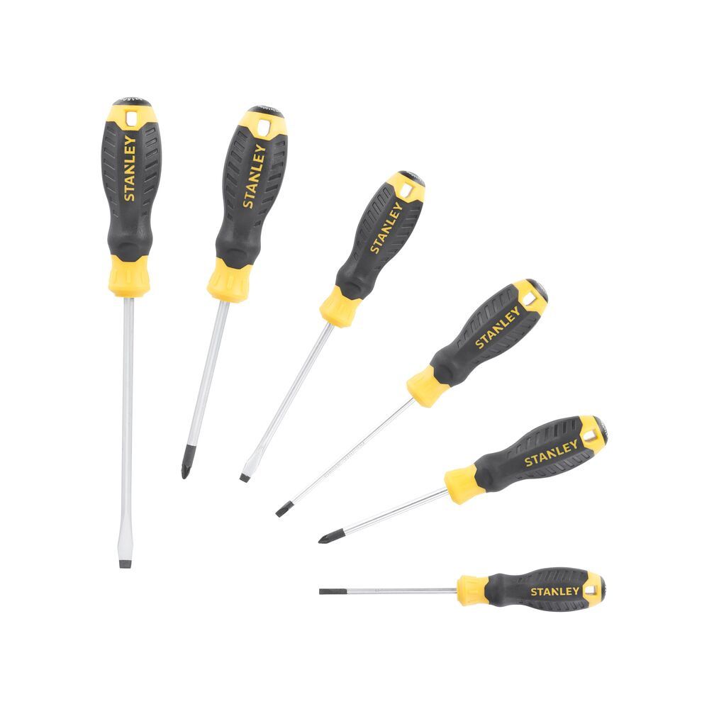 Stanley Cushion Grip STA016172 6pc Screwdriver Set