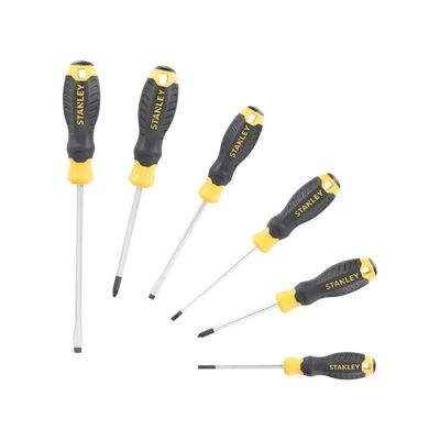 Stanley Cushion Grip STA016172 6pc Screwdriver Set