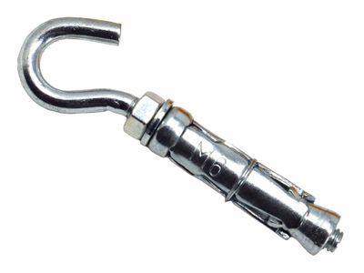 MASONMATE MAMSAHM6 Hook Bolt Shield Anchor M6 (50)