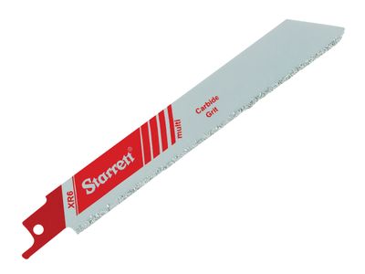 Starrett STRXR61 Carbide Grit Reciprocating Saw Blade 152mm Coarse #30