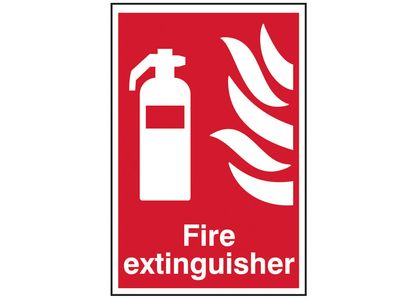 Scan SCA1350 Fire Extinguisher - PVC Sign 200 x 300mm