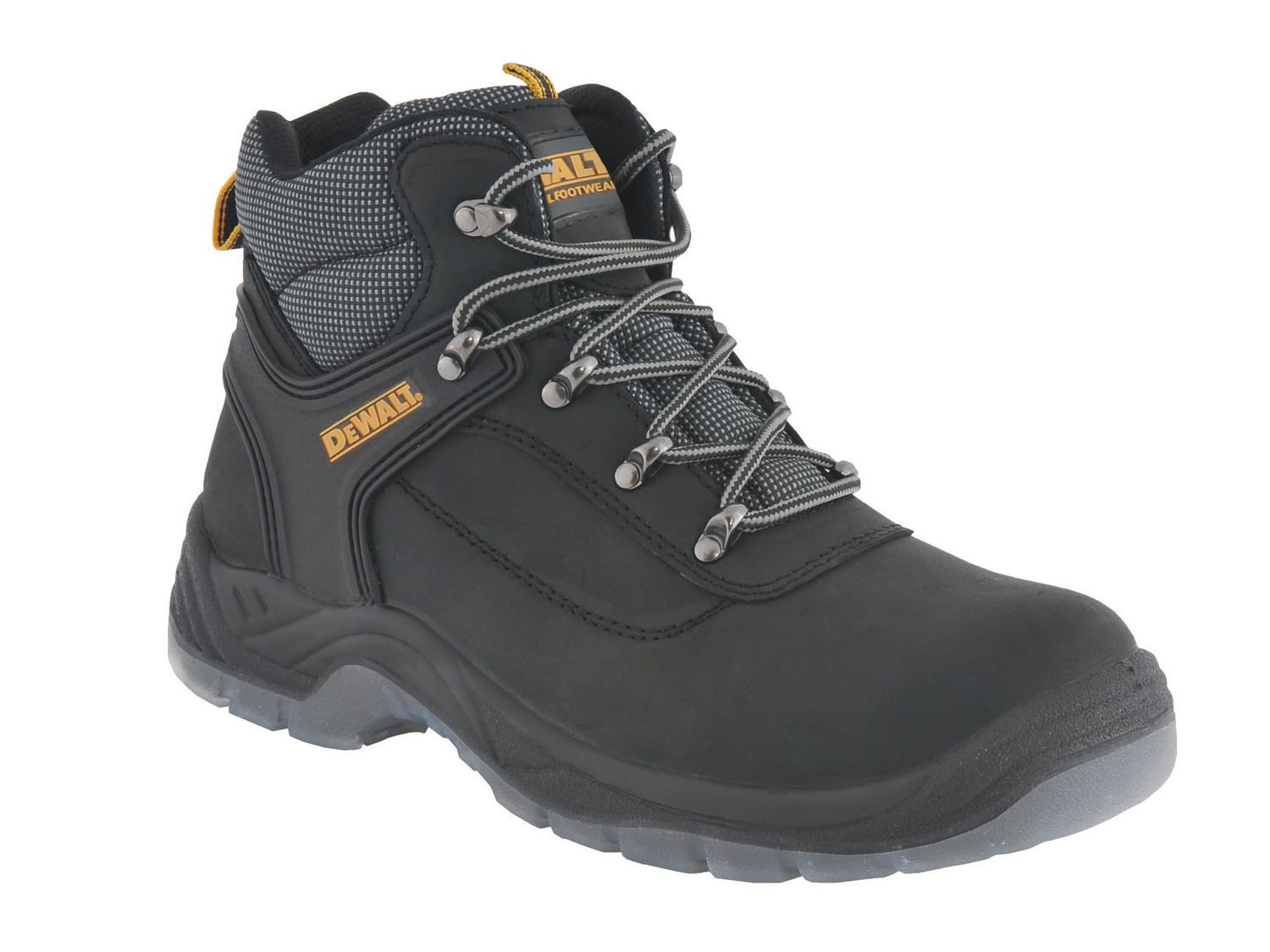DEWALT DEWLASER10 Laser Safety Hiker Boots Black UK 10 EUR 45