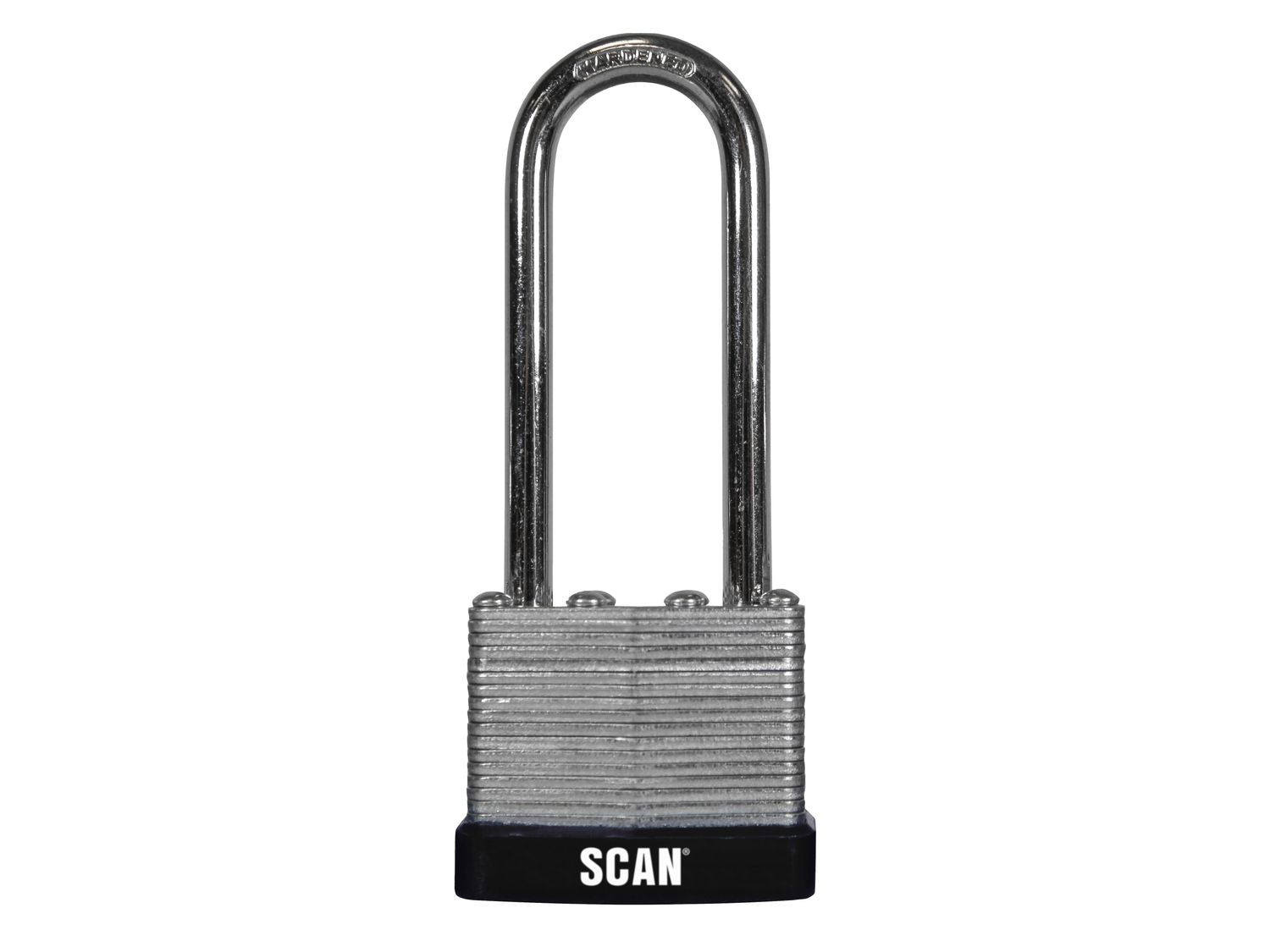 Scan SCAPLLAM40LS Laminated Steel Padlock 40mm Long Shackle