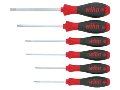 Wiha WHA07155 SoftFinish TORX Screwdriver Set, 6 Piece
