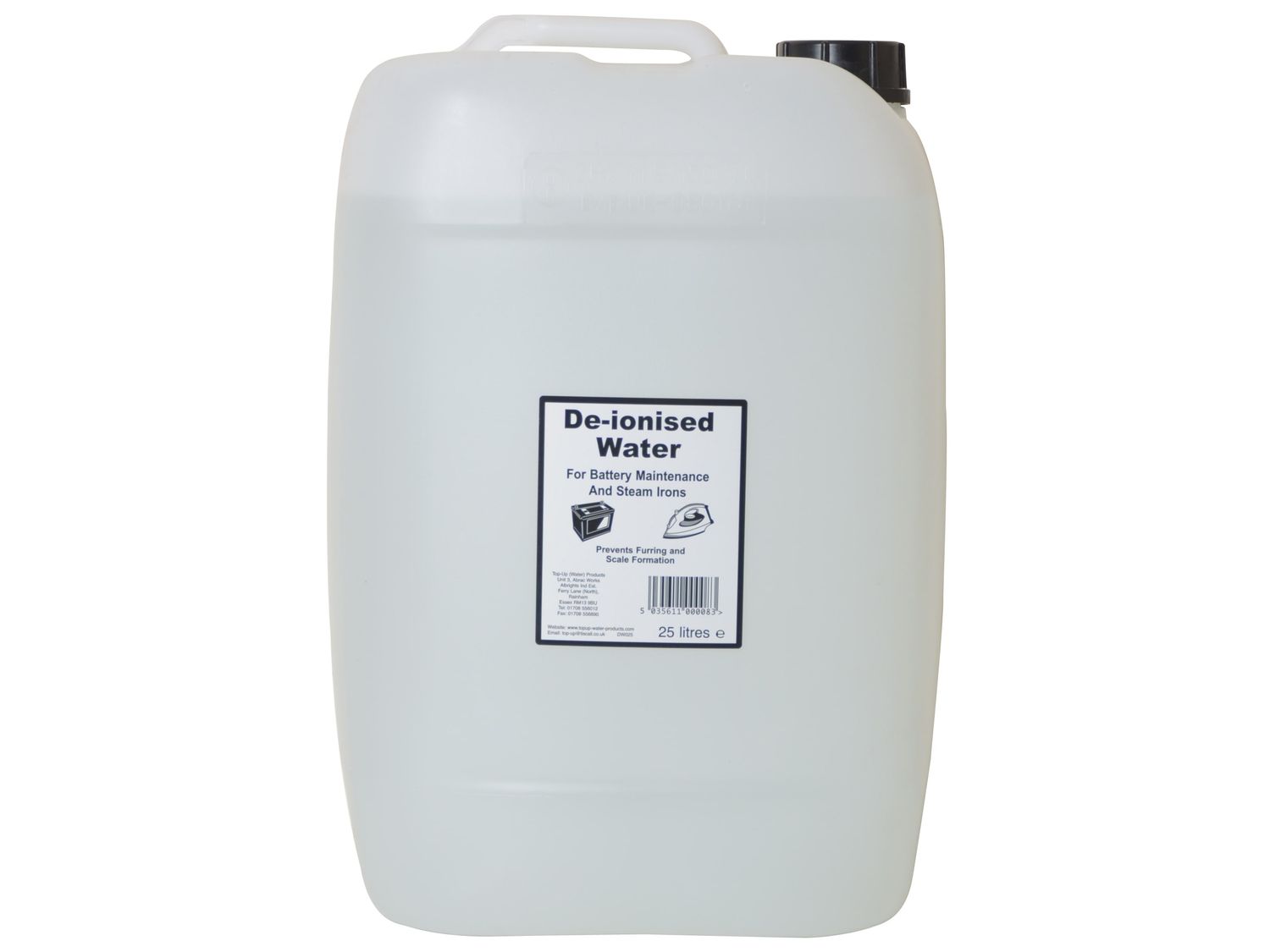 TUW TUW25 De-ionised Water 25 litre