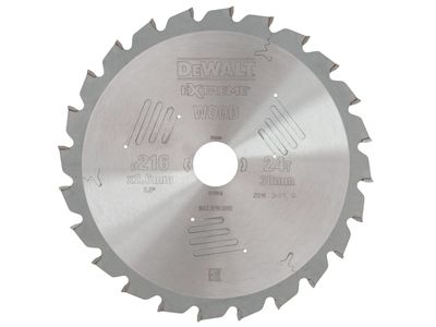 DEWALT DEWDT4310QZ Series 60 Circular Saw Blade 216 x 30mm x 24T ATB/Neg