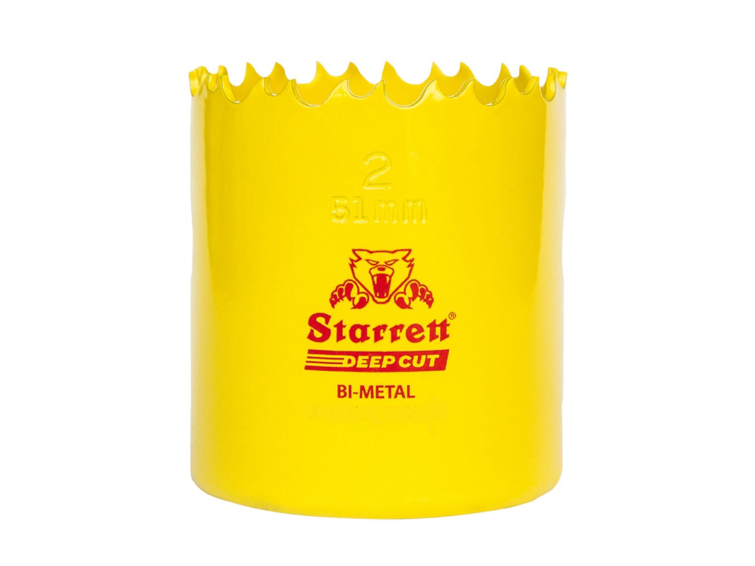 Starrett STRHS51DC DCH0200 Deep Cut Bi-Metal Holesaw 51mm