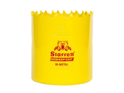 Starrett STRHS51DC DCH0200 Deep Cut Bi-Metal Holesaw 51mm