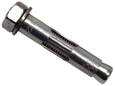 MASONMATE MAMSAM1260SS Stainless Steel Hex Nut Sleeve Anchor M12 x 60mm (25)
