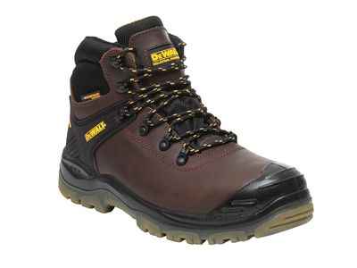 DEWALT DEWNEWARBR8 Newark S3 Waterproof Safety Hiker Boots Brown UK 8 EUR 42