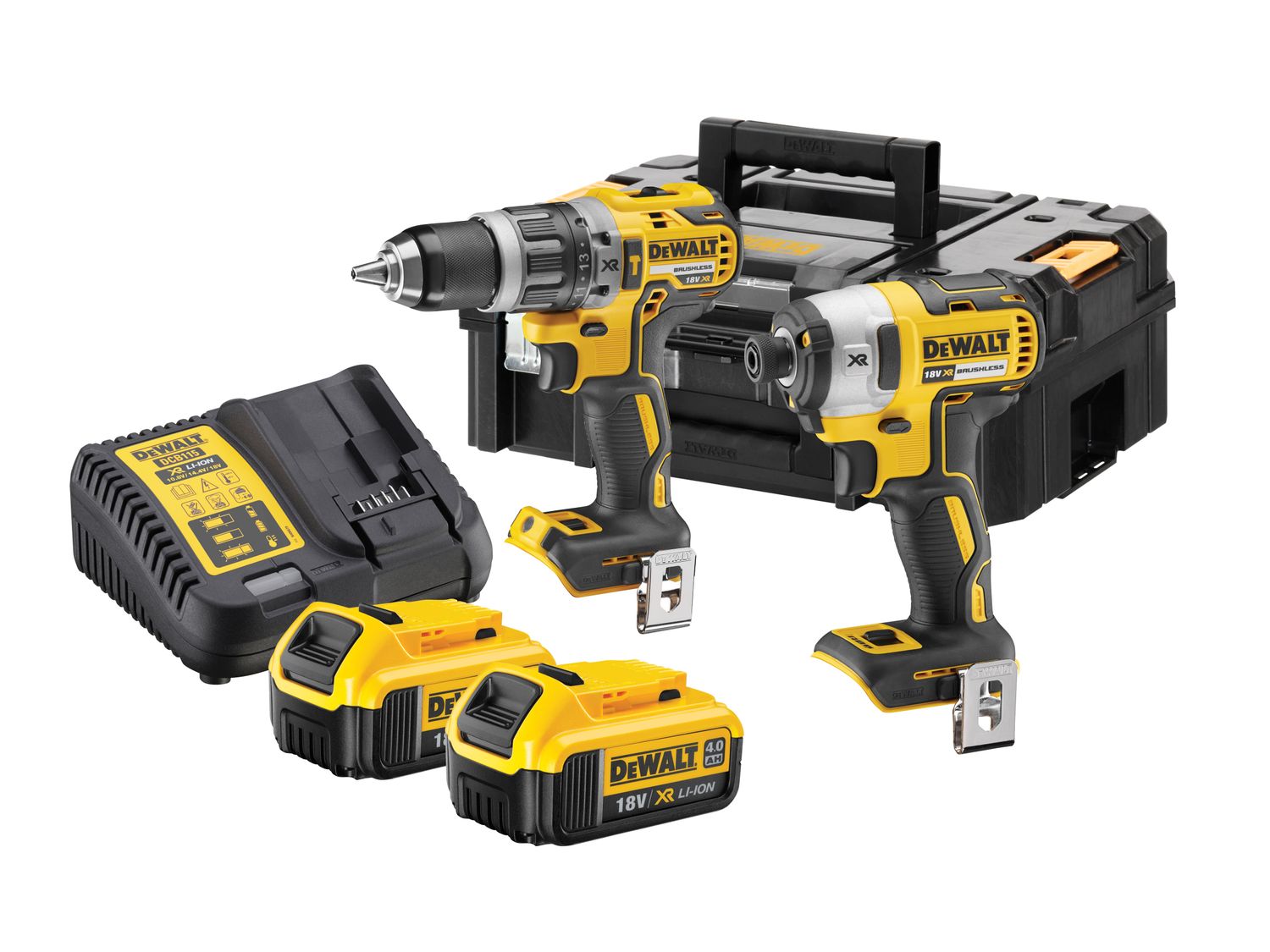 Dewalt DCK266M2T TSTAK Twin Kit 2 x 4.0Ah Li-ion