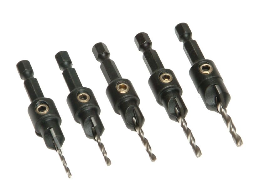 Trend TRESNAPCSTCS SNAP/CSTC/SET TCT Countersink Set, 5 Piece