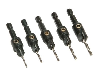 Trend TRESNAPCSTCS SNAP/CSTC/SET TCT Countersink Set, 5 Piece
