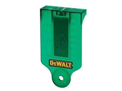 DEWALT DEWDE0730G DE0730G Green Laser Target Card
