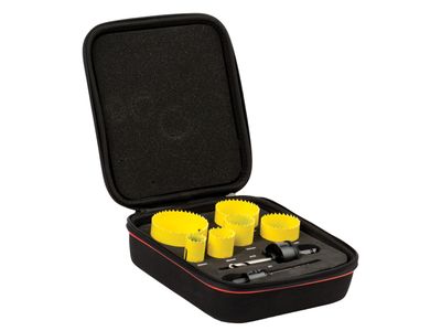 Starrett STRKFC06023 KFC06023 Fast Cut Bi-Metal General Purpose Holesaw Kit, 8 Piece