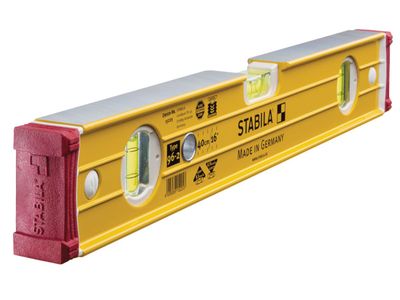 Stabila STB96240 96-2-40 Spirit Level 3 Vial 15225 40cm