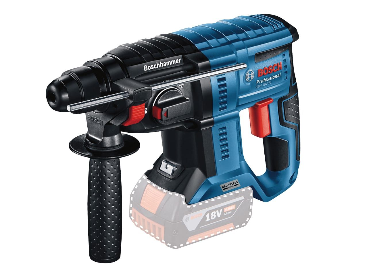 Bosch BSH611911100 GBH 18V-21 Professional SDS Plus Hammer Drill 18V Bare Unit