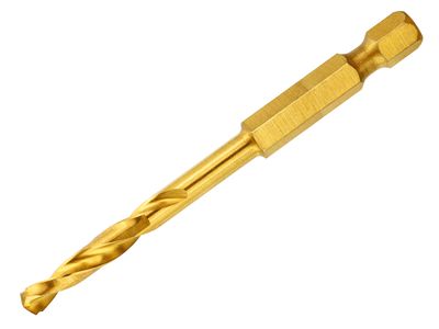 DEWALT DEWDT50005QZ Impact Titanium Drill Bit 4.5mm OL:75mm WL:31mm