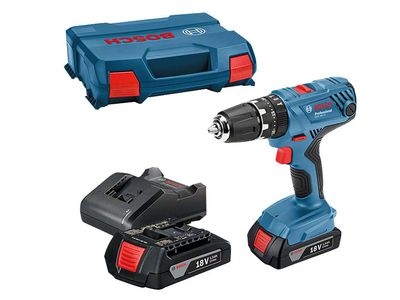 Bosch BSHGSB18V215 GSB 18V-21 Combi Drill 18V 2 x 1.5Ah Li-ion