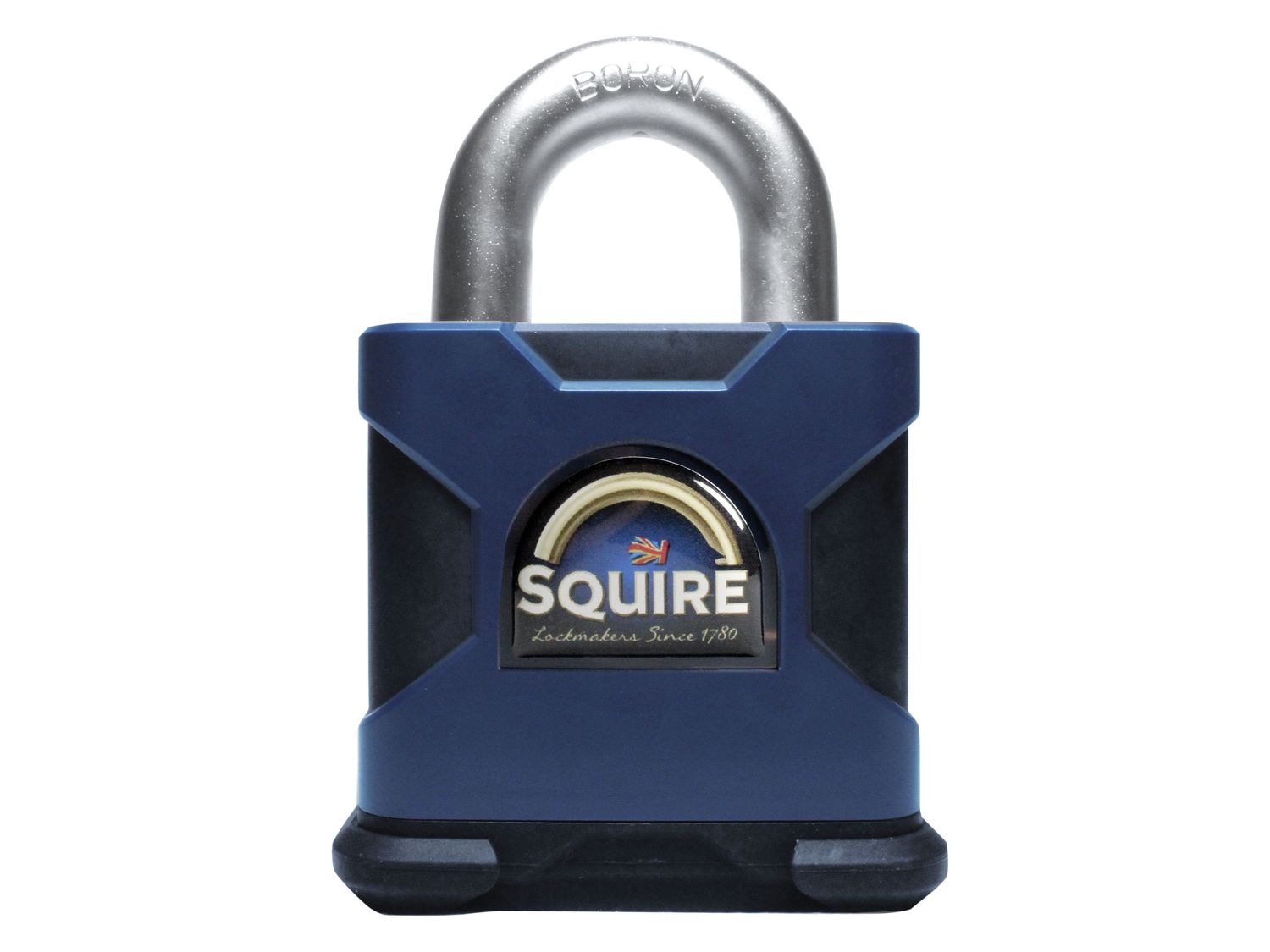Squire HSQSS80S SS80S Stronghold Solid Steel Padlock 80mm CEN6 Boxed